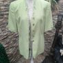 Vintage Basler Blazer Pale Green Spring Summer size small to medium Postage included Image 9