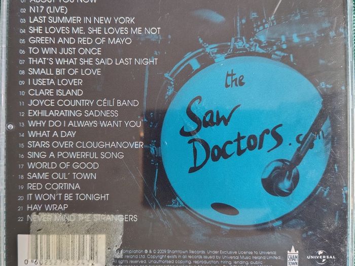 The Saw Doctors - To Win Just Once CD (2009) Greatest Hits Compilation EX+