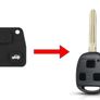 Key Matrix 2 or 3 Button Rubber Replacement Pad For Toyota Corolla Rav4 yaris Celica Prado Remote Key Fob Image 4