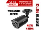 2MP 1080P 4in1 Black Bullet CCTV Camera | Works with any DVR