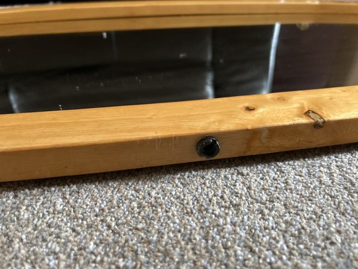 mirror oval pine free