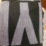 DKNY Donna Karen Authentic Reversible Logo Scarf in Black & Grey Image 9