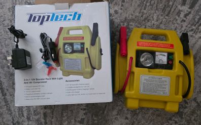 Top Tech 3-in-1 Jump Starter Power Pack (vehicles up to 2.0L)
