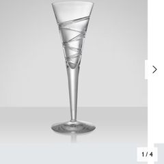 Waterford crystal champagne flutes