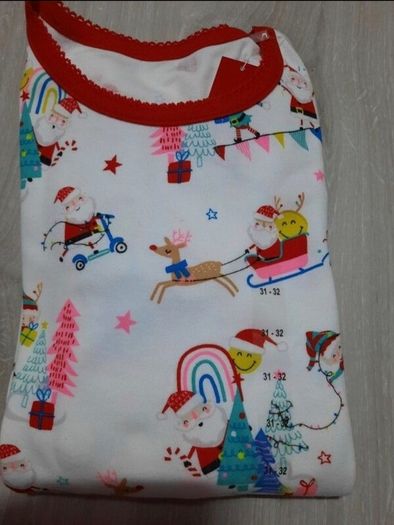 New Xmas pyjama set size 31-32