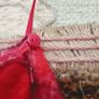 Savida red woolen check skirt UK 12 - Eur 40 Image 2