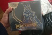 pokemon mega evolutions lucario etb with uv cover