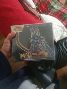 pokemon mega evolutions lucario etb with uv cover