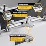 Thermostatic Bath Shower Mixer,Thermostatic Bath Mixer Tap,Bath Tap with Temperature Control,Solid Brass,Chrome Finished,Bathtub Mounted,(Bathtub Mounted) Image 2