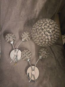 Wall lights and ceiling light