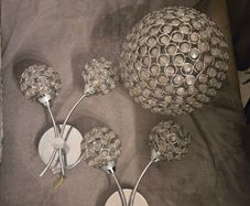 Wall lights and ceiling light