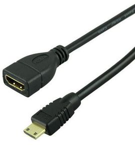 Mini HDMI Male to HDMI Female Lead