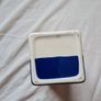 avoca blue large 30cm square vase Stratford blue brand new Image 5