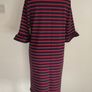 dress Bnwt navy & red striped dress with frilled sleeves soaked in luxury dress small Image 6