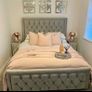 New Double Grey Bumper bed & Mattress Image 2