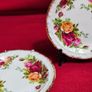 Set Of 2 Royal Albert OLD COUNTRY ROSES  Butter Plates Image 4