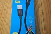 Type-C Braided Charging Cable Black new