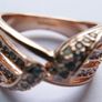 Vintage 18K GP Gold Plated Ring size K Image 5