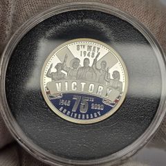 Solomon Islands 2020 Silver Proof 1 Dollar 75th Anniversary VE Day