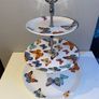 Three Tier Laura Ashley Butterfly Cake Stand Image 3