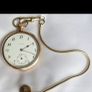 Antique waltham gold plated pendant pocket watch Image 3