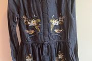 Next age 8-9 BNWT Girl's two piece set, charcoal &amp; ochre