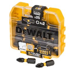 Dewalt DT70556T Extreme FLEXTORQ PZ2 Screwdriver Bits 25mm (Pack of 25)