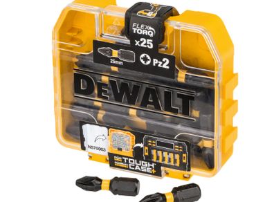 Dewalt DT70556T Extreme FLEXTORQ PZ2 Screwdriver Bits 25mm (Pack of 25)