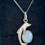 sterling silver dolphin necklace Image 3