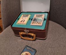 Harry Potter Deathly Hallows Top Trumps Card Game Slytherin Suitcase Tin
