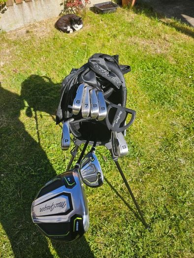 MacGregor CG4000 mens left-handed golf clubs set + bag