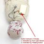 35inch Halloween Animated Hanging Corpse with LED Light Up Eyes & Sound Effect for Indoor and Outdoor Decorations Image 2