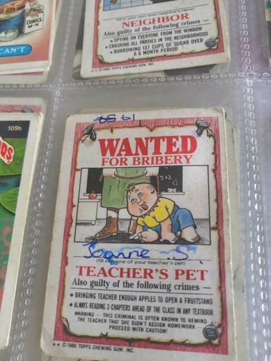 Garbage pail kids