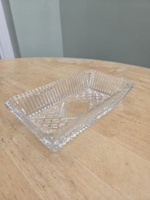 Vintage Waterford Crystal Rectangle Dish