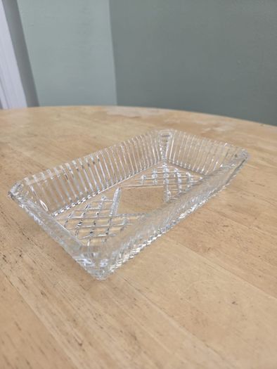 Vintage Waterford Crystal Rectangle Dish