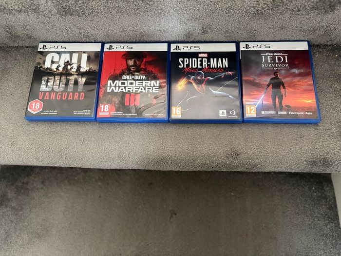 call of duty & spider man PS5 game bundle