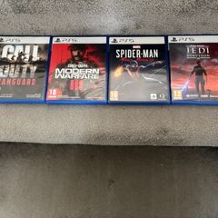 call of duty & spider man PS5 game bundle