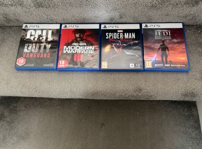 call of duty & spider man PS5 game bundle