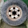 toyota hilux /landcruiser old 16" rim x 2 with only 1 bad tyre on.. Image 3