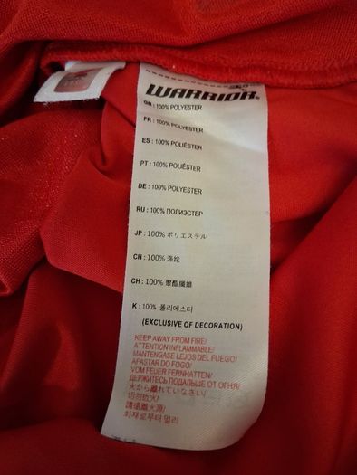 Liverpool Jersey. Official Warrior Liverpool FC Mens Home Jersey.  Steven Gerrard Name And Number. Authentic Original. Not A Modern Day Remake.