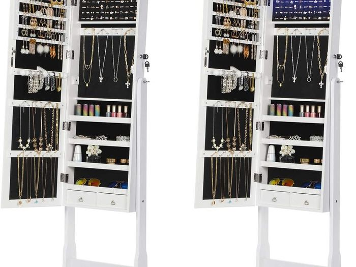 Fantastic jewelry cabinet with LED - Free Delivery Nationwide