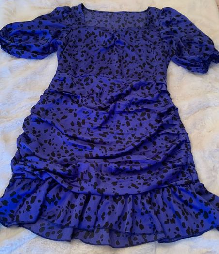 New look ra ra dress satin effect price drop