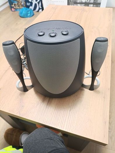 Harman Kardon Champagne Hk695 01 Multimedia 2.1ch Computer Speaker System
