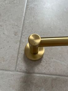 VOS Brushed Brass Towel Rail