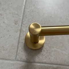 VOS Brushed Brass Towel Rail