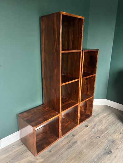 Wooden storage stand.