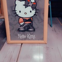 framed hello kitty