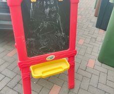 Crayola whiteboard and blackboard