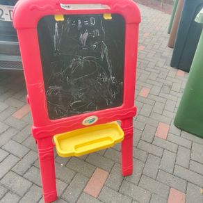 Crayola whiteboard and blackboard