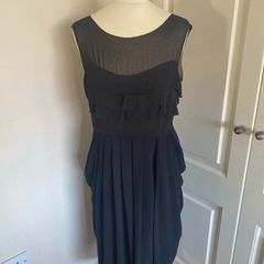 Fran & Jane size 14 black occasion dress